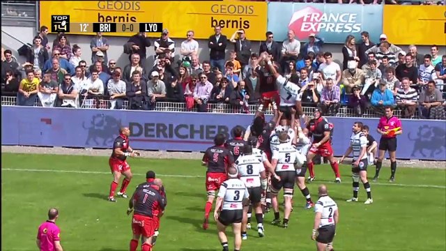 TOP14 - Brive-Lyon: 22-20 - J22 - Saison 2014/2015