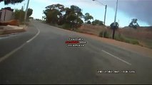 Through the main drag of broken hill on a Yamaha TZR 250, eagle eye extreme HD