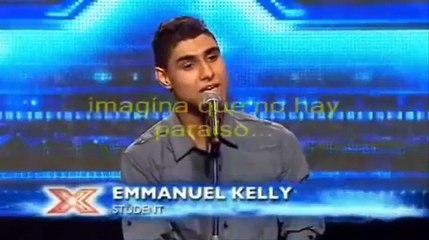 conmovedor - the x factor - emmanuel kelly (subtitulado español) HD
