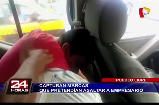 Pueblo Libre: capturan marcas que pretendían asaltar empresario