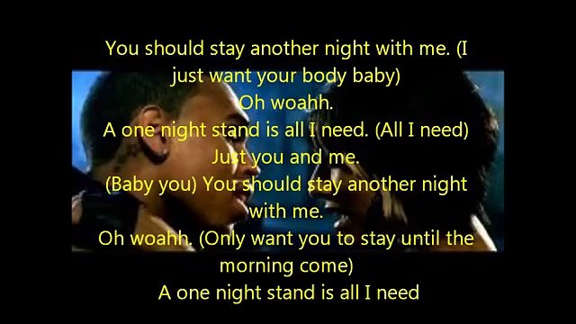 Keri Hilson ft. Chris Brown-One Night Stand (Lyrics)