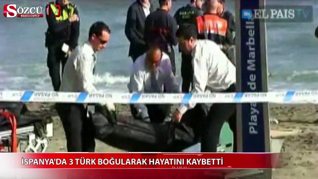 İspanya'da 3 Türk boğularak hayatını kaybetti