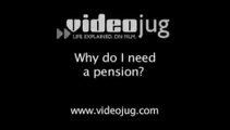 Why do I need a pension?: Pensions Defined