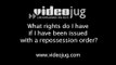 What rights do I have if I have been issued with a repossession order?: Stopping Repossession