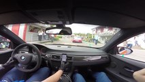 BMW M3 GTS VS BMW M5 F10 Ring Taxi Nürburgring Nordschleife with external mic   Harrys Laptimer