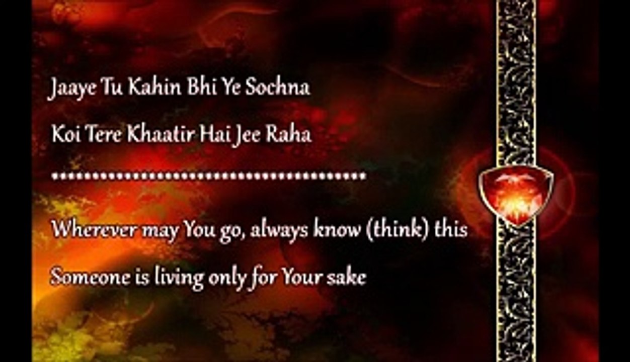 Baatein Ye Kabhi Na (Lyrics) - Arijit Singh - Khamoshiyan (2015) - Video Dailymotion