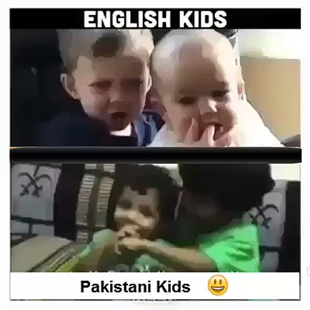 ⁣hahahahaha English kids vs Pakistani kids