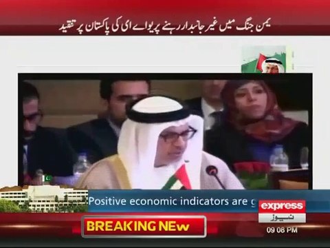 Yemen conflict Pakistan's decision is dangerous and unexpected, says UAE minister