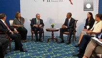 Историческая встреча в Панаме: Обама и Кастро провели переговоры