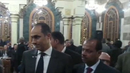 أول ظهور علني لنجلي مبارك