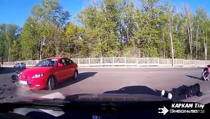 !!! حوادث دراجة نارية، يلطف بهم ربي