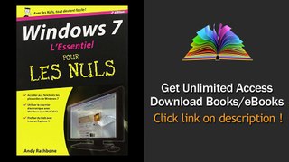 Download PDF WINDOWS 7 2E LESSENTIEL POUR LES NULS