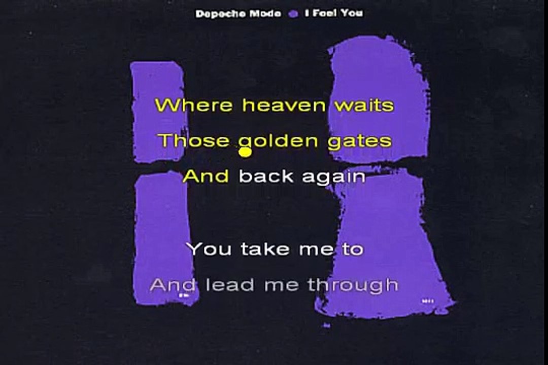 KARAOKE DEPECHE MODE - I feel you