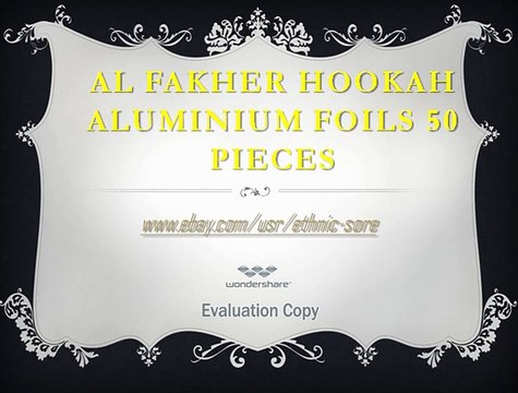 Al Fakher Hookah Aluminium Foils 50 Pieces Pack !!