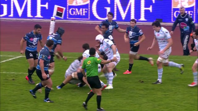 TOP14 - Racing-Métro 92 - Montpellier: Essai Timoci Nagusa (MON) - J22 - Saison 2014/2015