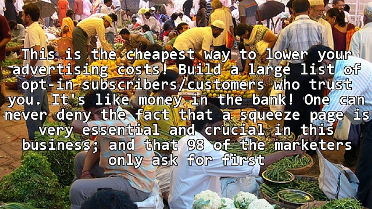 Squeeze Pages and List Building...You Can't Have One Without The Other!