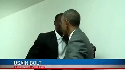 Vidéo- Quand Usain Bolt rencontre Barack Obama