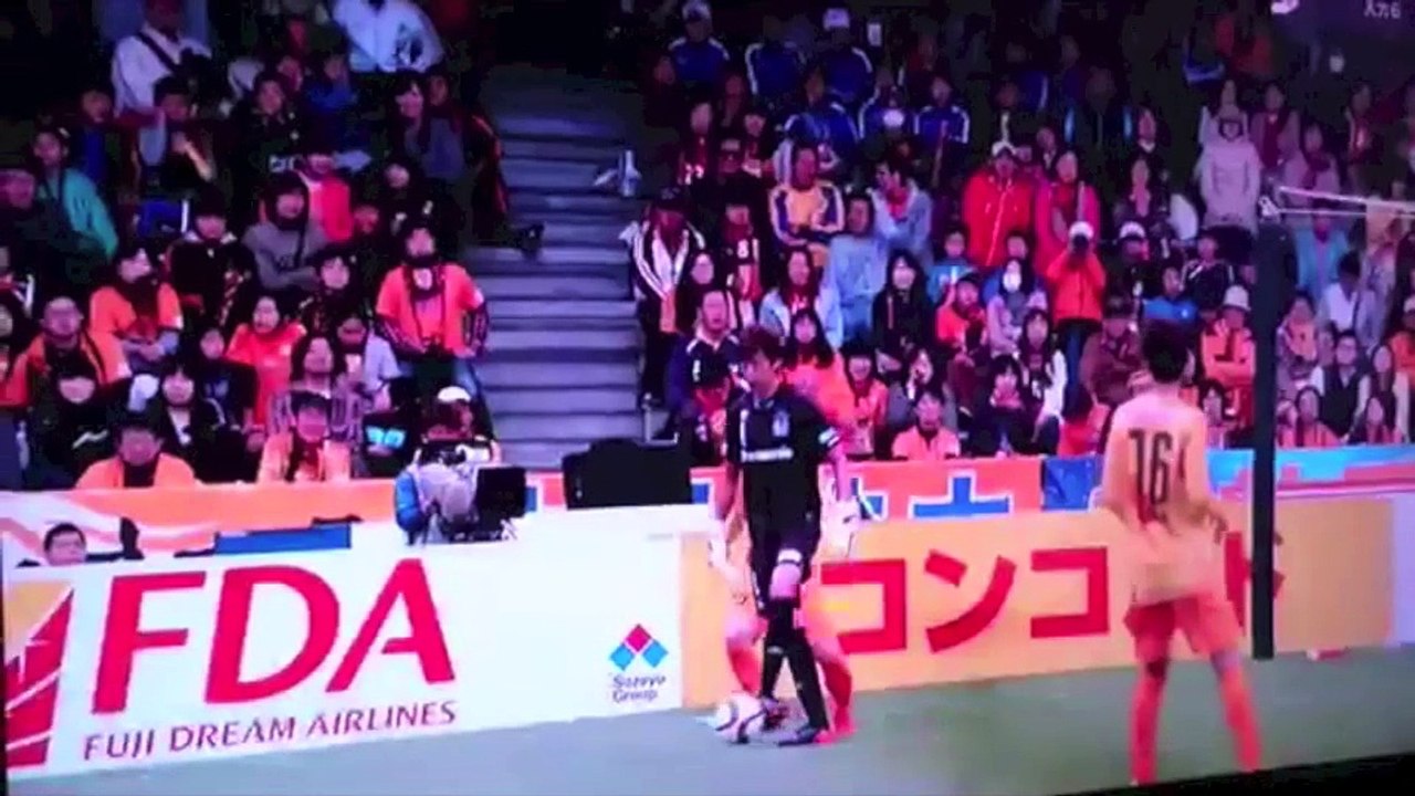 Jリーグ ガンバ大阪vs清水エスパルス 大前元紀がGK東口からボールを奪ってゴール