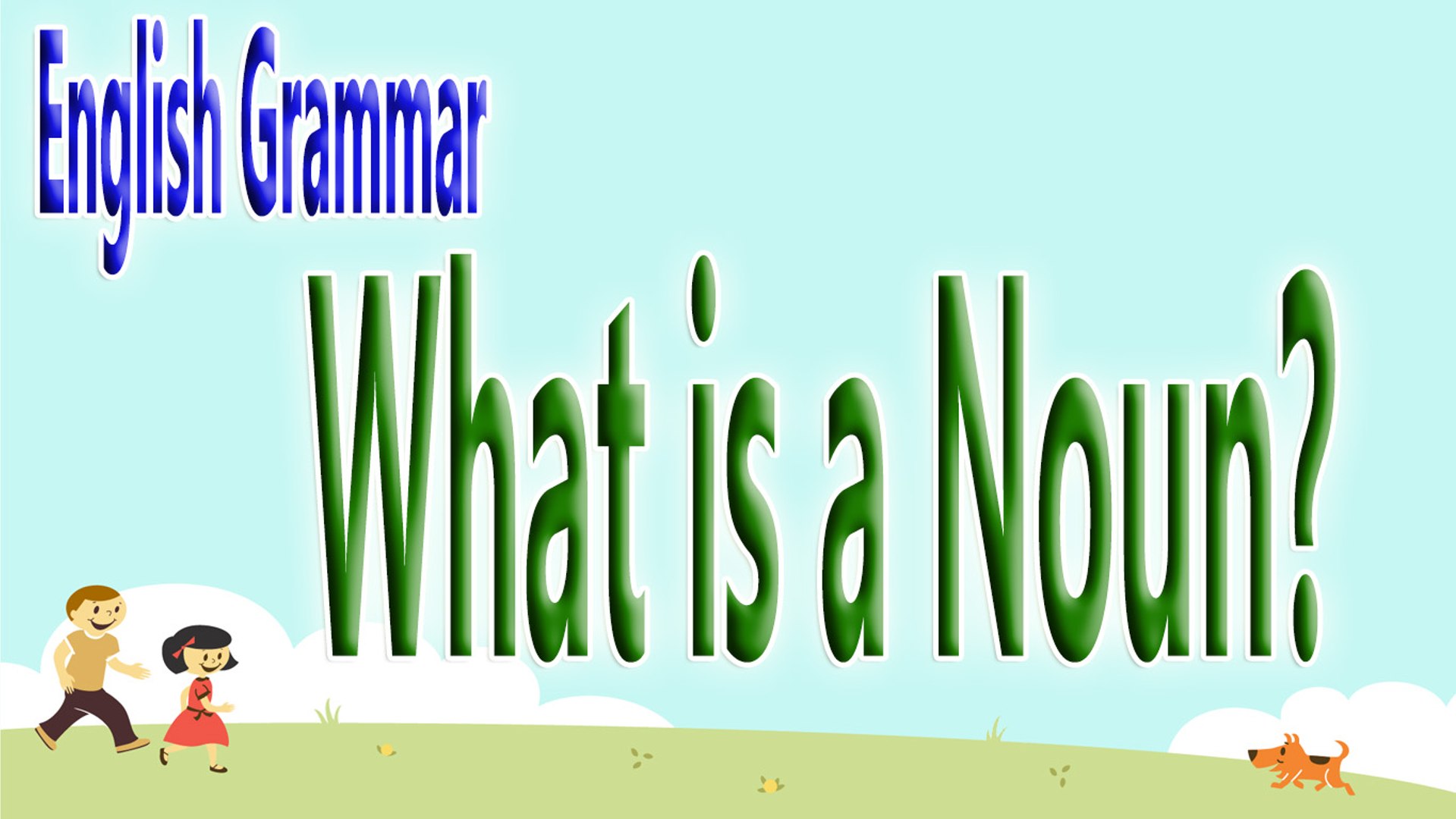 English Grammar Lessons For Beginners 1 What Is A Noun For Kids Video Dailymotion