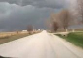 Huge Supercell Touches Down Near Davenport