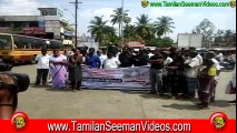 NTK Tholar 20150410 Seetha Lakshmi Speech at Gobi during Protest against Killing 20 Tamils