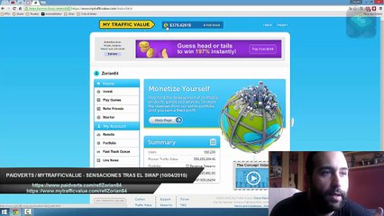 PaidVerts / MyTrafficValue: Opiniones y Nuevo Planteamiendo tras el SWAP (11/04/2015)