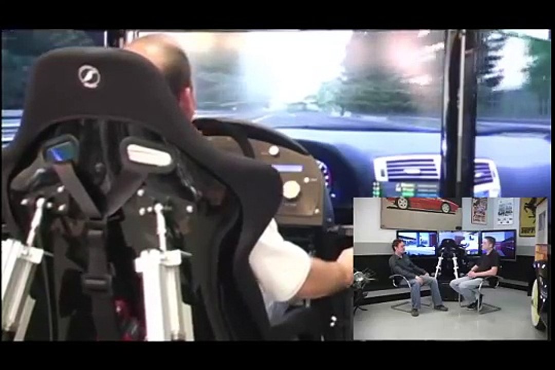 Racing Full Motion Simulator by CXC - Alex Gurney drives