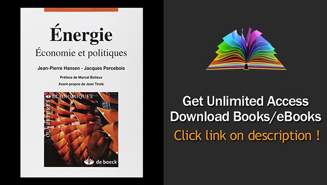 Download PDF Energie Economie et politiques