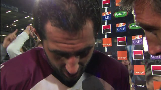 TOP14 - Castres-Bordeaux: Interview Louis Benoit Madaule (BOR) - J22 - Saison 2014/2015