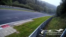 Hard Mini Cooper Crash Unfall Nordschleife Nürburgring Touristenfahrt 07.09.2014