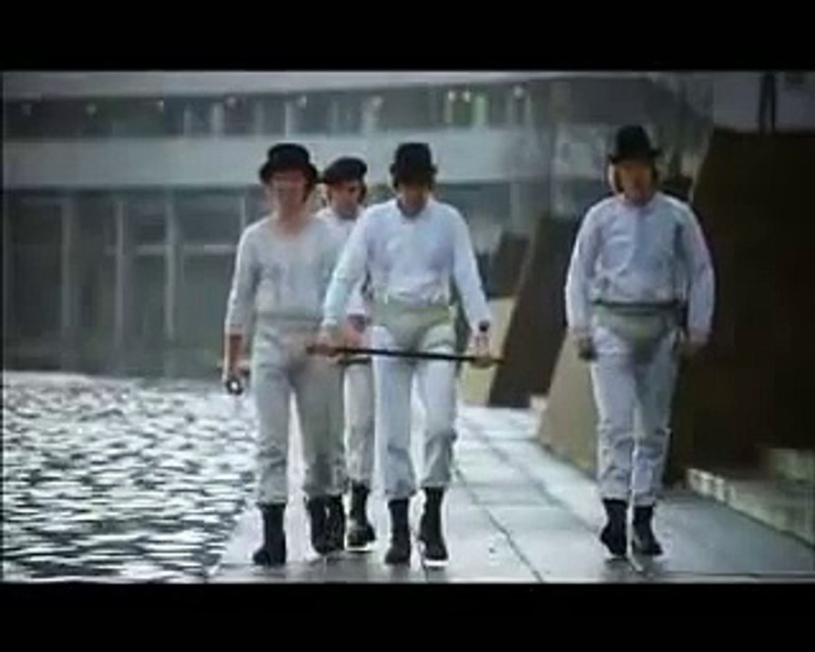 A Clockwork Orange: Alex puts his Droogs in place