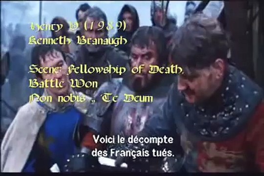 non nobis Henry V Kenneth Branagh Agincourt 3 Non Nobis and Te Deum avi
