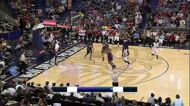 Anthony Davis Takes Elbow _ Suns vs Pelicans _ April 10, 2015 _ NBA Season 2014_15