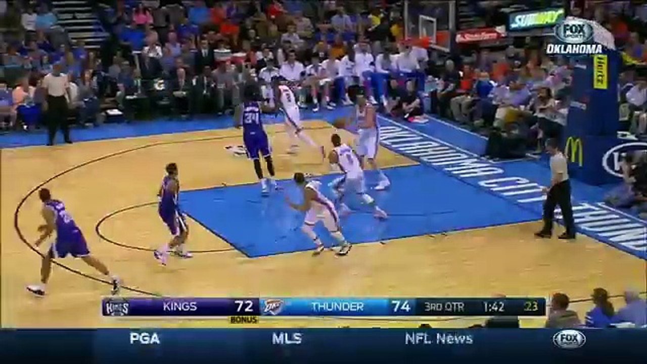 [HD] Sacramento Kings vs Oklahoma City Thunder _ Highlights _ April 10, 2015 _ NBA Season 2014_15