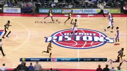 Solomon Hill Reverse Layup _ Pacers vs Pistons _ April 10, 2015 _ NBA Season 2014_15