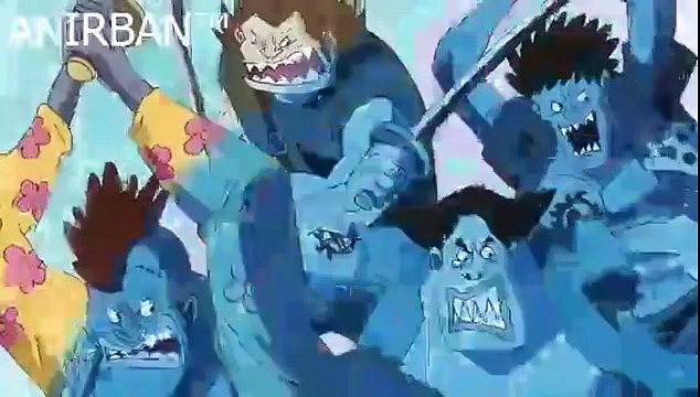 ONE PIECE LUFFY USE CONQUEROR'S HAKI AND BEAT 50000 FISHER MEN
