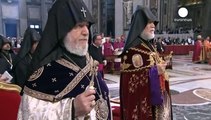 البابا يستخدم كلمة إبادة بشأن الأرمن خلال قداس