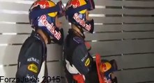 Daniil Kvyat escapa de Red Bull em chamas