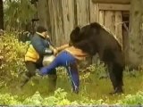 OMG Never Ever Trust on Animals bear attacking woman