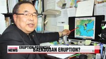 Korean expert says Baekdusan mountain could erupt again soon