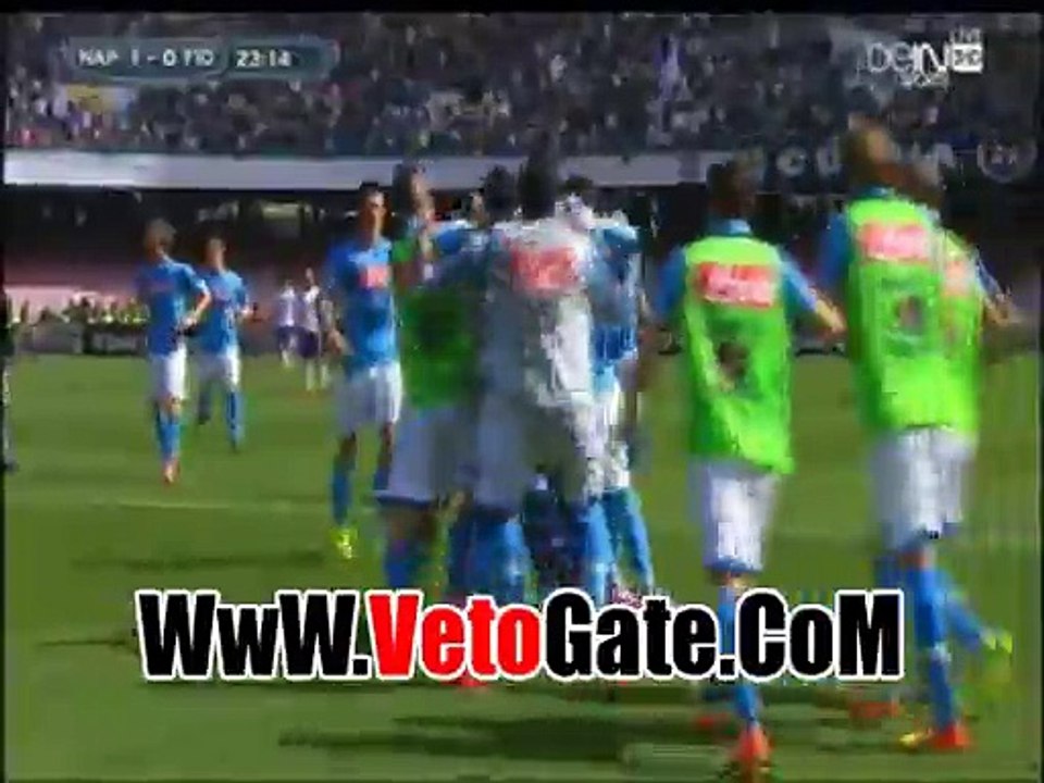 ."	ميرتينز"يتقدم بالهدف الاول نابولى فى شباك فيورنتينا