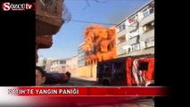 Fatih'te yangın paniği