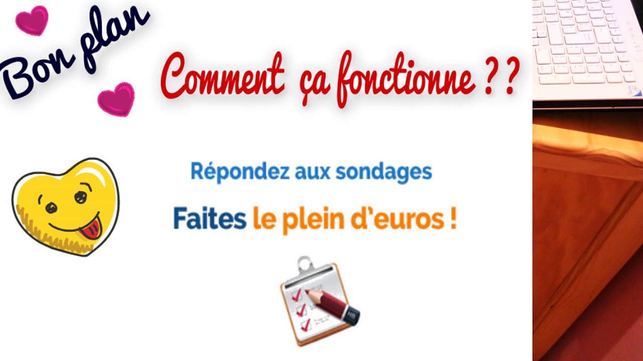 Gagnez de l'argent en répondant à des sondages