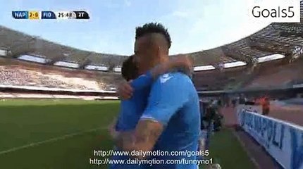 Marek Hamsik Goal Napoli 2 - 0 Fiorentina Serie A 12-4-2015