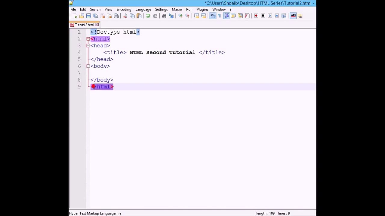 HTML Tutorial 02 Attributes