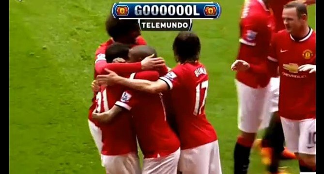 A. Young goal - Manchester United - Manchester City | 12.04.2015