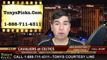Boston Celtics vs. Cleveland Cavaliers Free Pick Prediction NBA Pro Basketball Odds Preview 4-12-2015