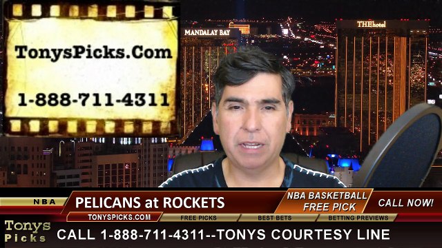 Houston Rockets vs. New Orleans Pelicans Free Pick Prediction NBA Pro Basketball Odds Preview 4-12-2015