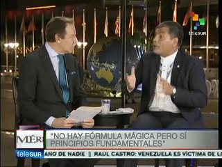 Correa: Cambié la relación de poder y la forma de gobernar en Ecuador