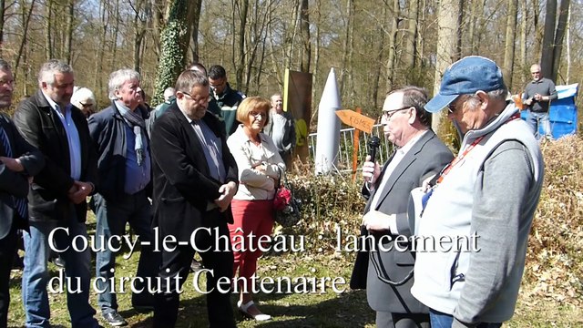 Lancement du circuit du Centenaire à Coucy-le-Château